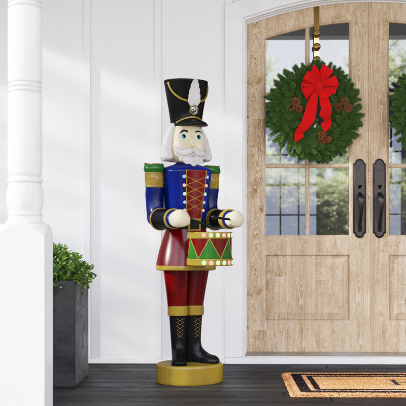 Three Posts™ LED Musical and Motion Lifesize Nutcracker & Reviews Wayfair